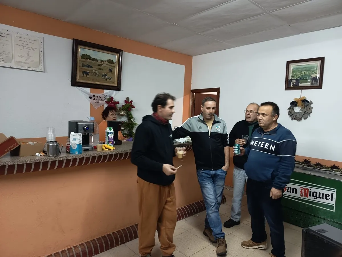 Preparación de las morcillas en Peralejos de Arriba