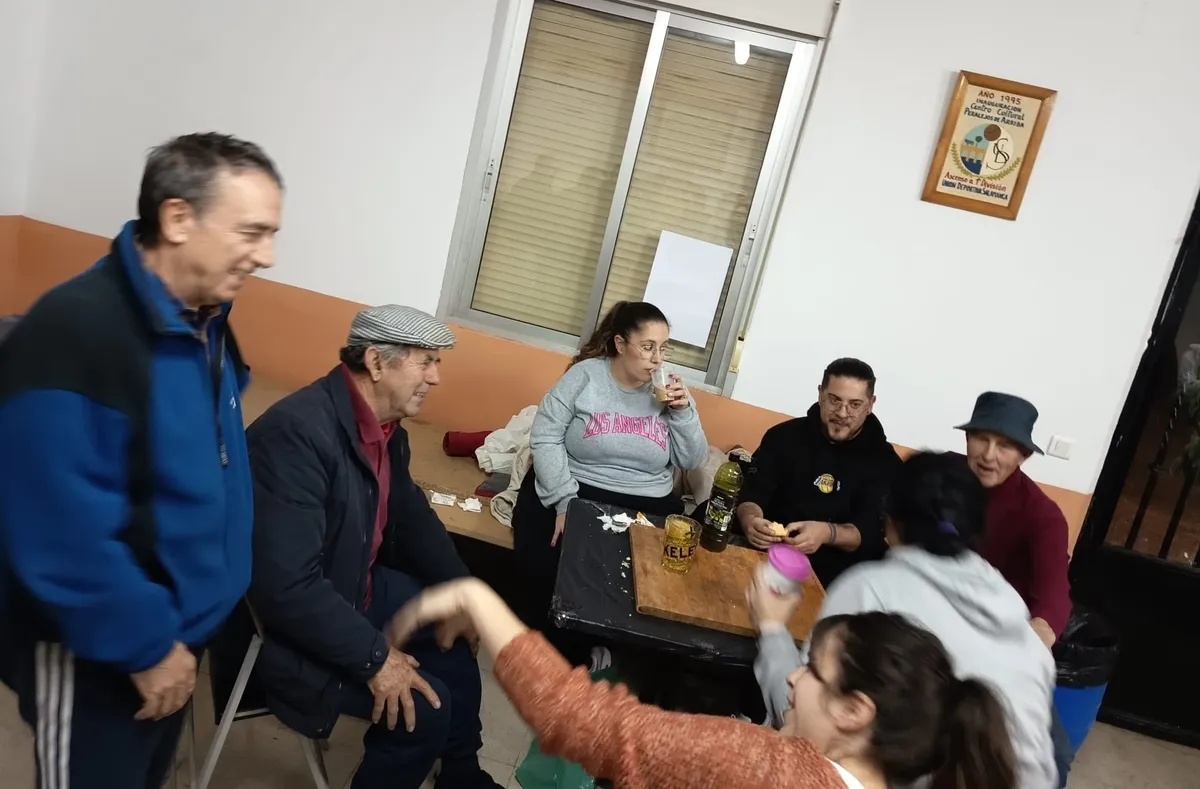 Preparación de las morcillas en Peralejos de Arriba