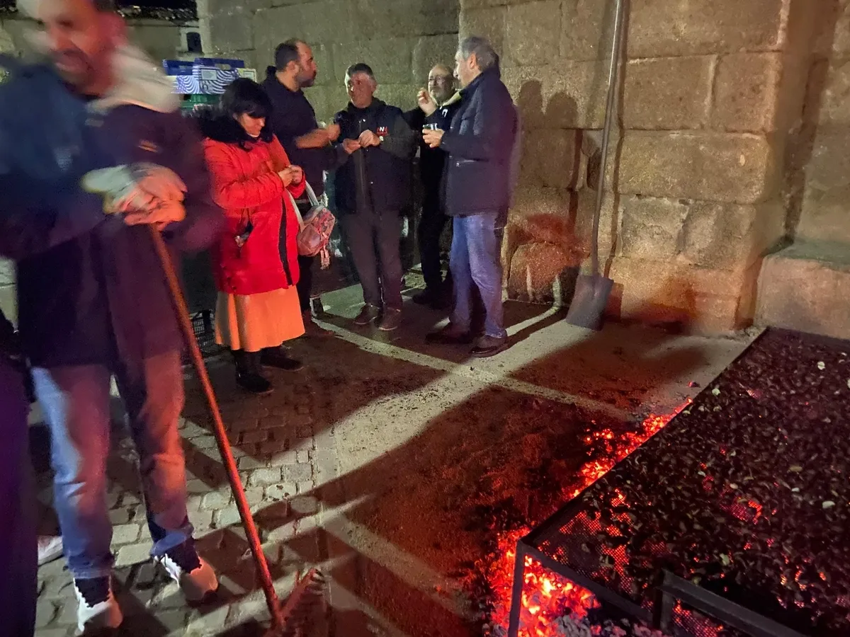 Castañada en Vilvestre