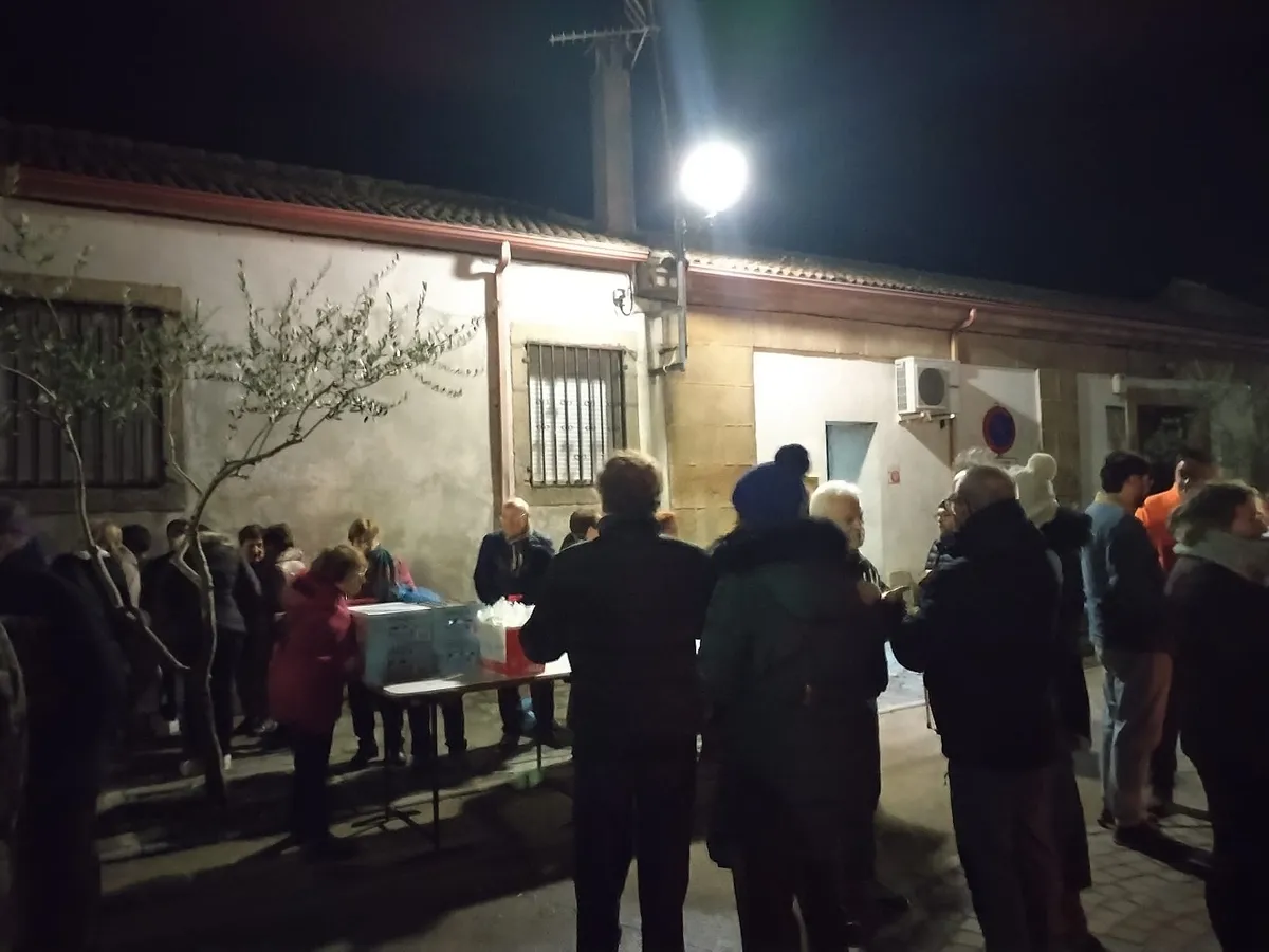 Castañada en Vilvestre