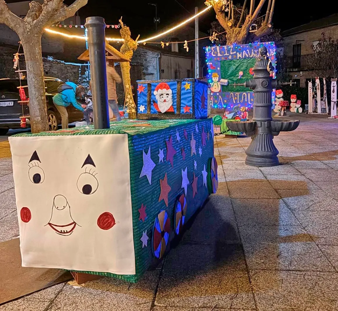 Adornos navideños en La Atalaya