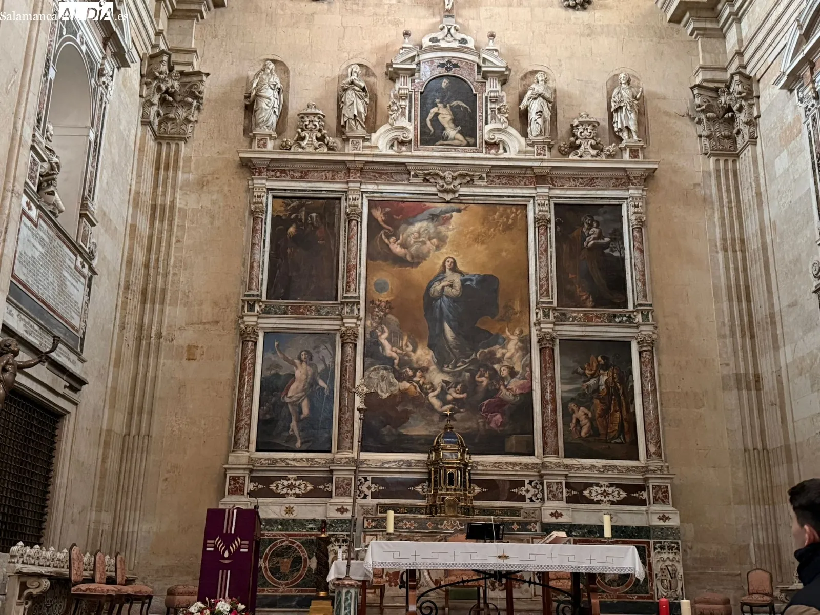 La 'Inmaculada' de Ribera (1635) en la Iglesia de la Purísima en Salamanca | FOTOS: Vanesa Martins 
