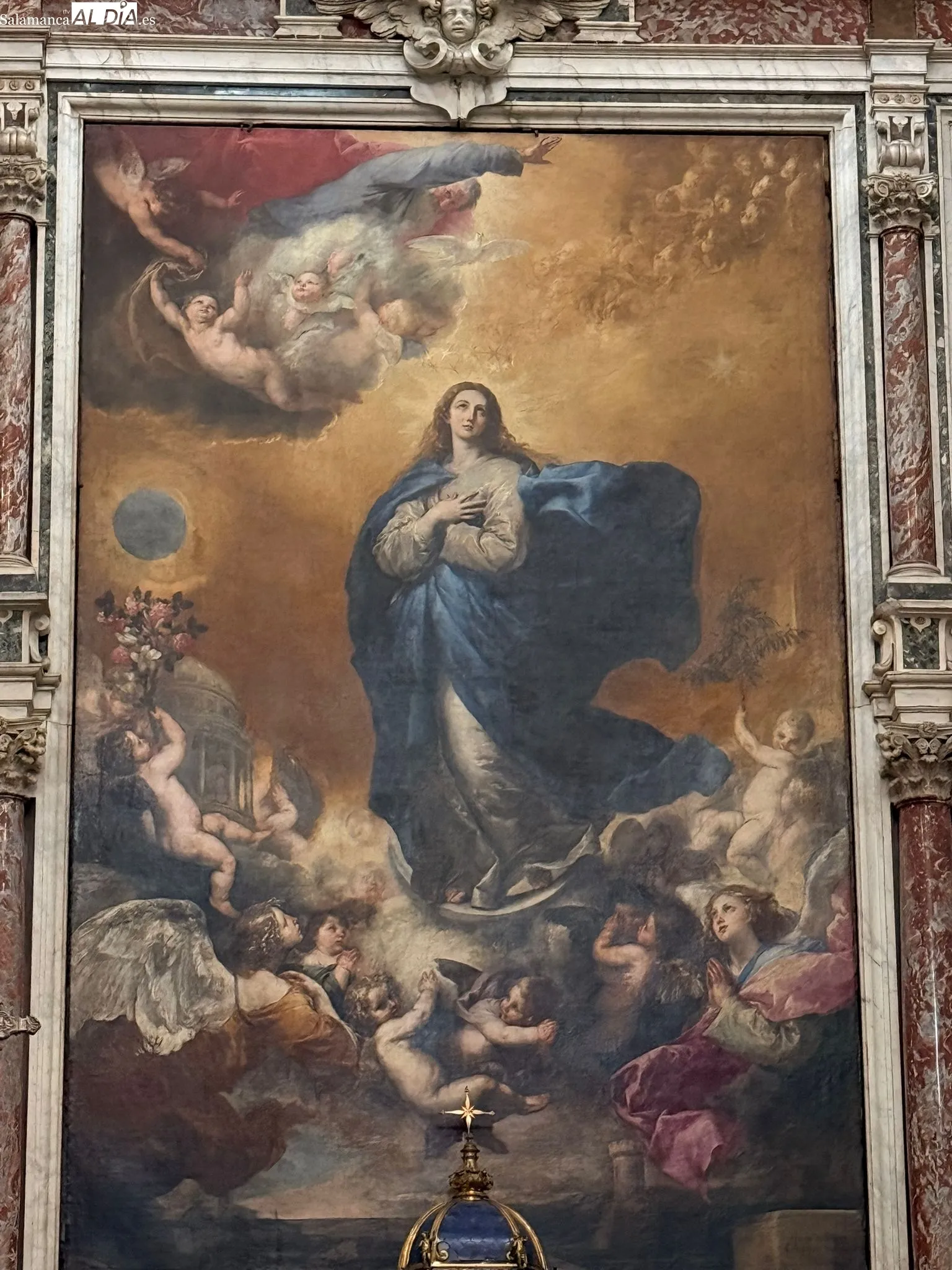 La 'Inmaculada' de Ribera (1635) en la Iglesia de la Purísima en Salamanca | FOTOS: Vanesa Martins 