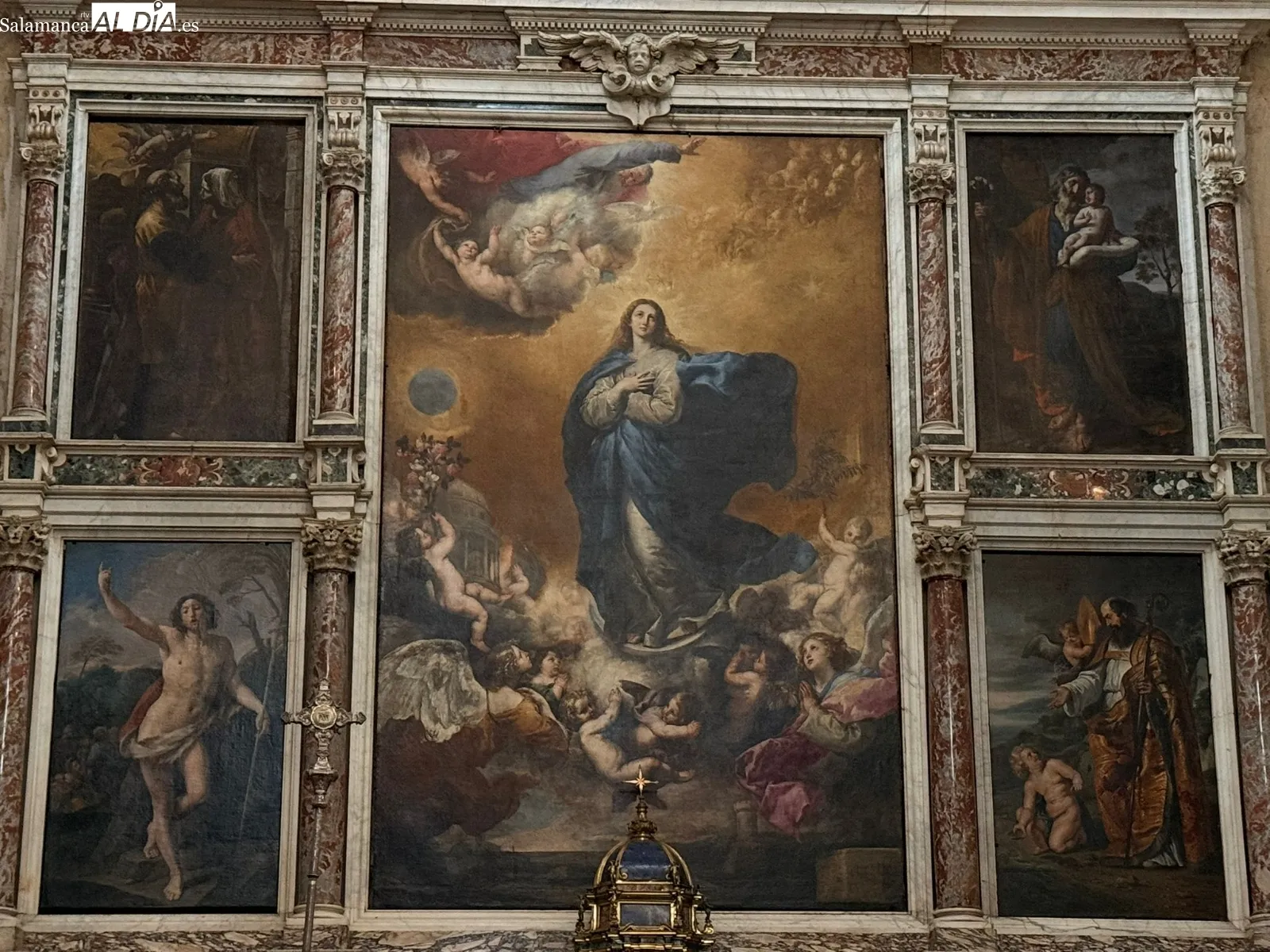 La 'Inmaculada' de Ribera (1635) en la Iglesia de la Purísima en Salamanca | FOTOS: Vanesa Martins 