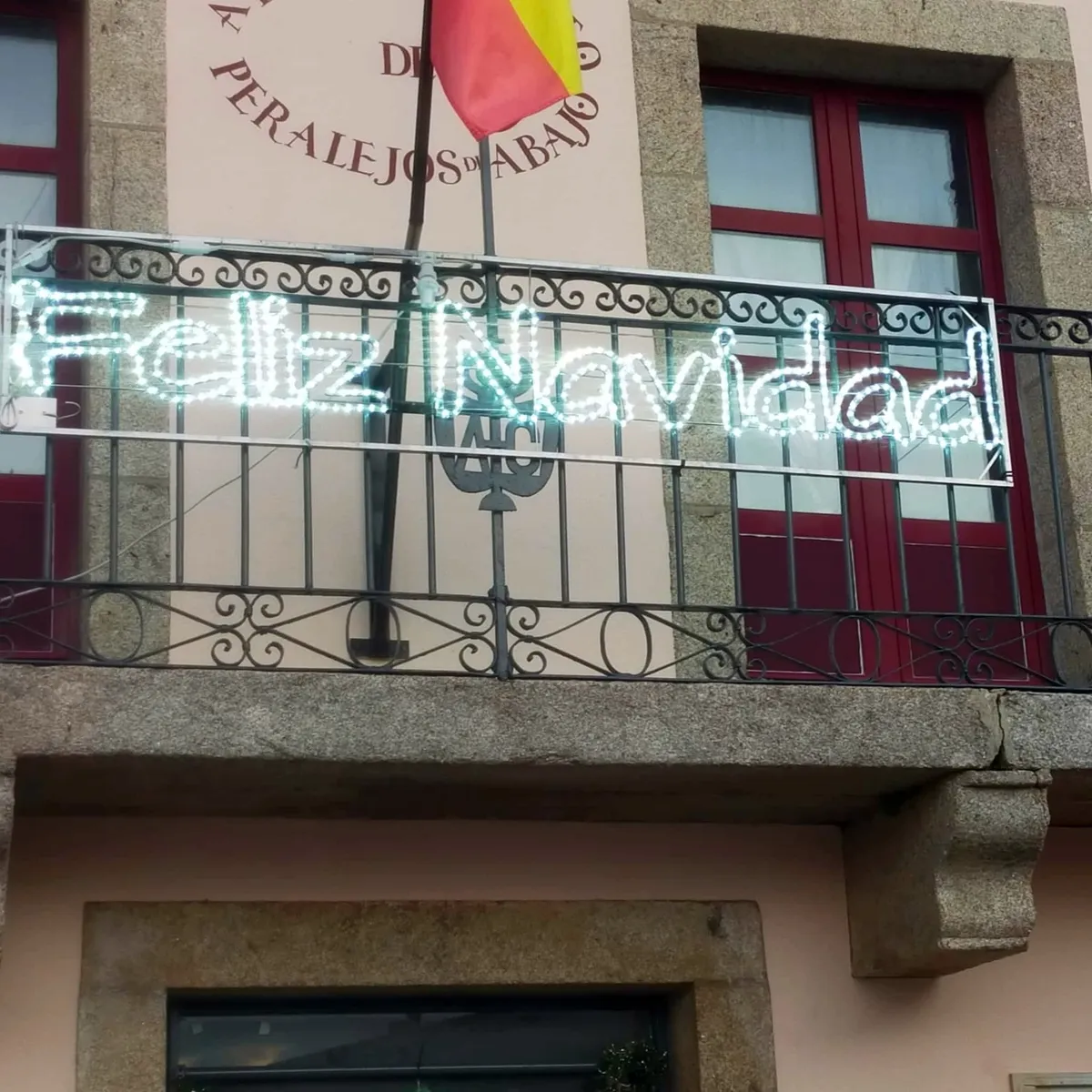 Decoración navideña realizada por un grupo de mujeres