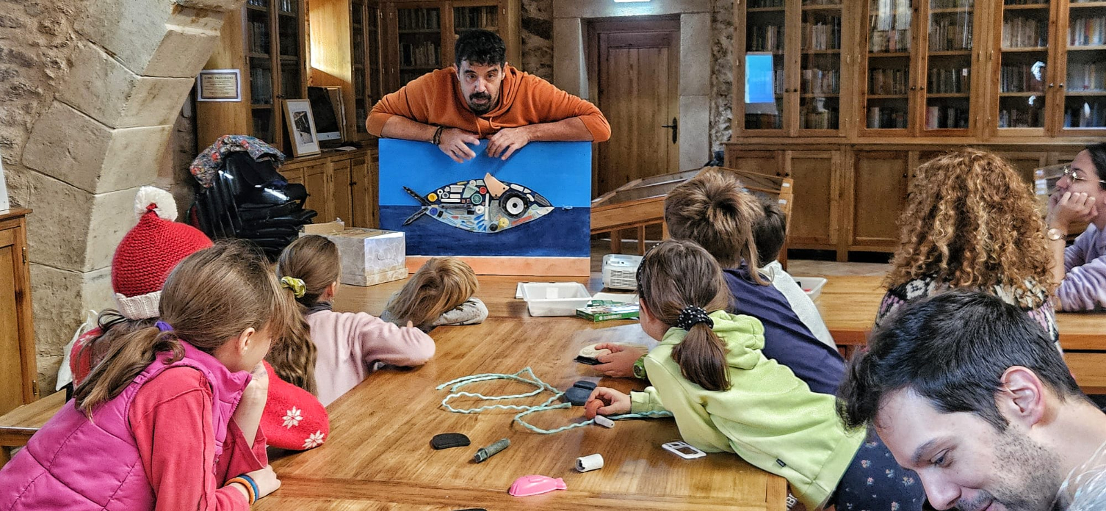 Juzbado: arte con plástico para denunciar la contaminación