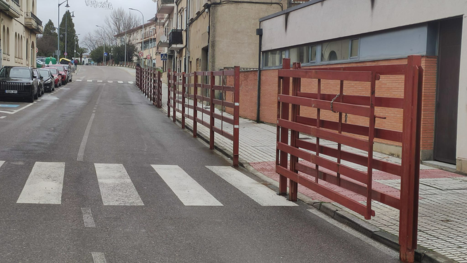 Instalan el vallado del Toro de San Sebastián en Ciudad Rodrigo