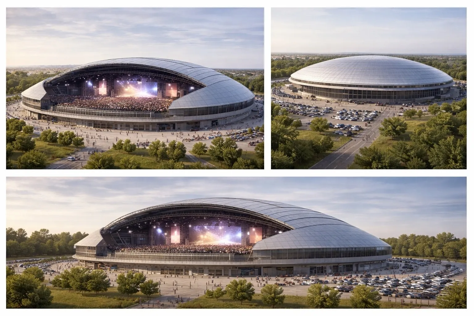 Proyecto del futuro recinto de Salamanca para acoger grandes festivales y conciertos, en La Aldehuela 
