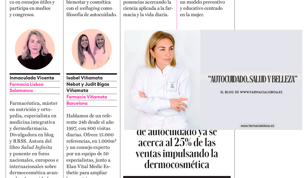 La farmacéutica salmantina Inmaculada Vicente en Forbes