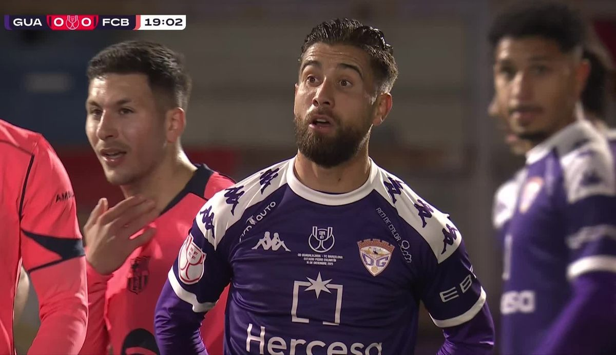 Guadalajara-Barça: el ex de Unionistas Borja Díaz, viral