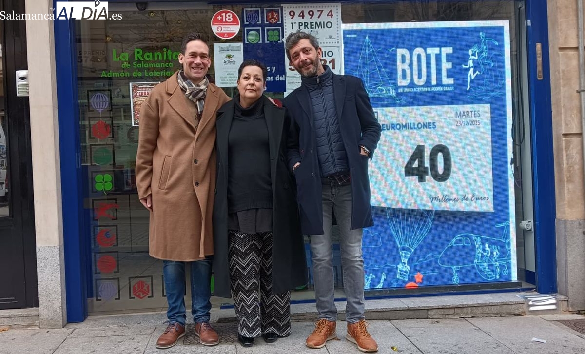 Lotería Navidad Salamanca: La administración de calle Quintana reparte 120.000 euros