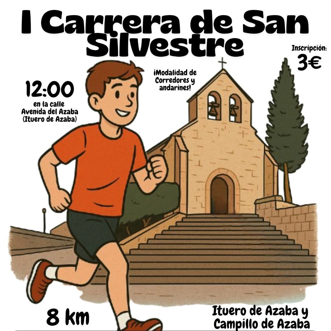 Ituero y Campillo de Azaba celebrarán una San Silvestre el 31 de diciembre