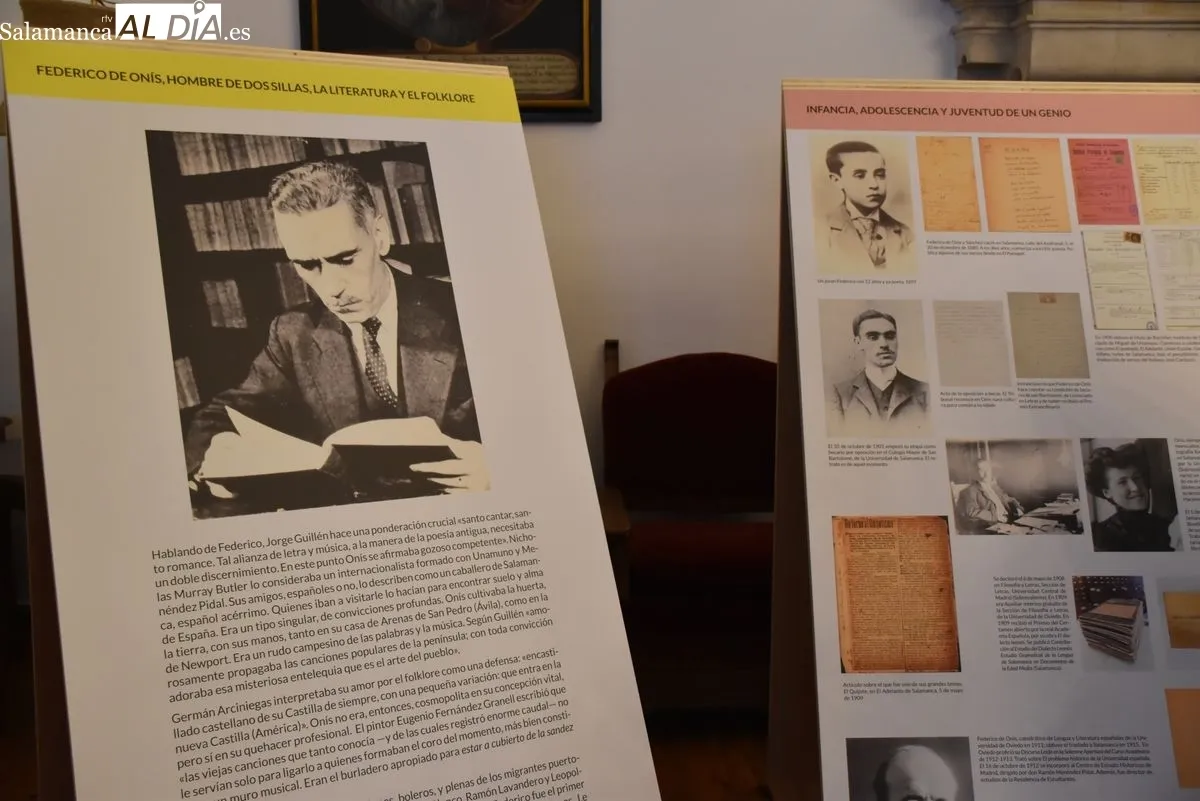 Exposición sobre Federico de Onís en la Casa-Museo Unamuno. Foto de Toni Sánchez