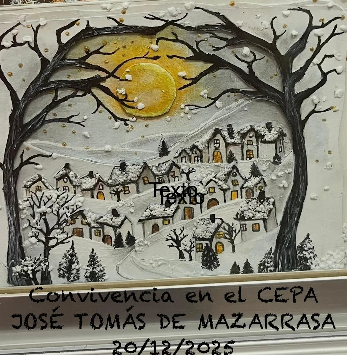 El CEPA José Tomás de Mazarrasa celebra la Navidad con una jornada de convivencia para alumnos y profesores