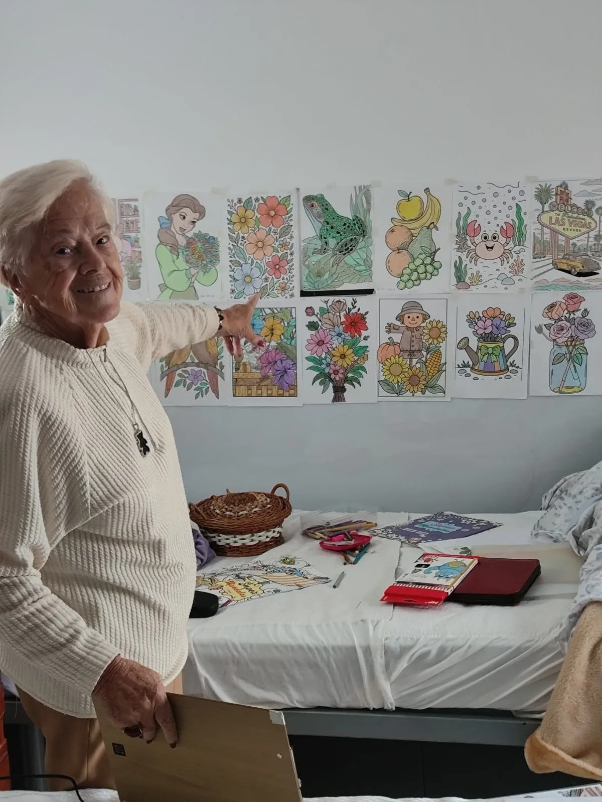 Foto 2 - Mar&iacute;a Garc&iacute;a (91 a&ntilde;os), la reina del Mandala