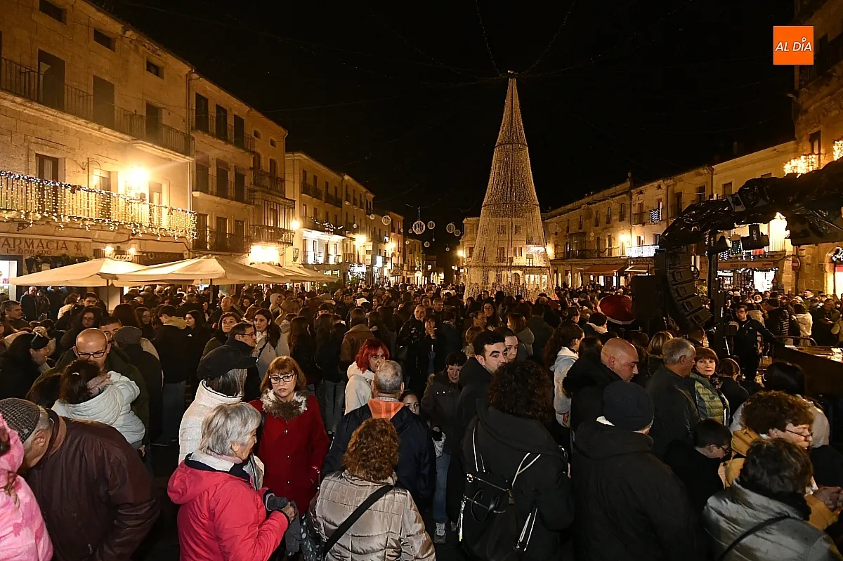 Encendido luces navidad ciudad rodrigo