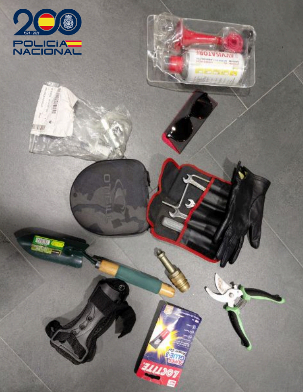 Robo en coche en Salamanca: detenido con los objetos robados