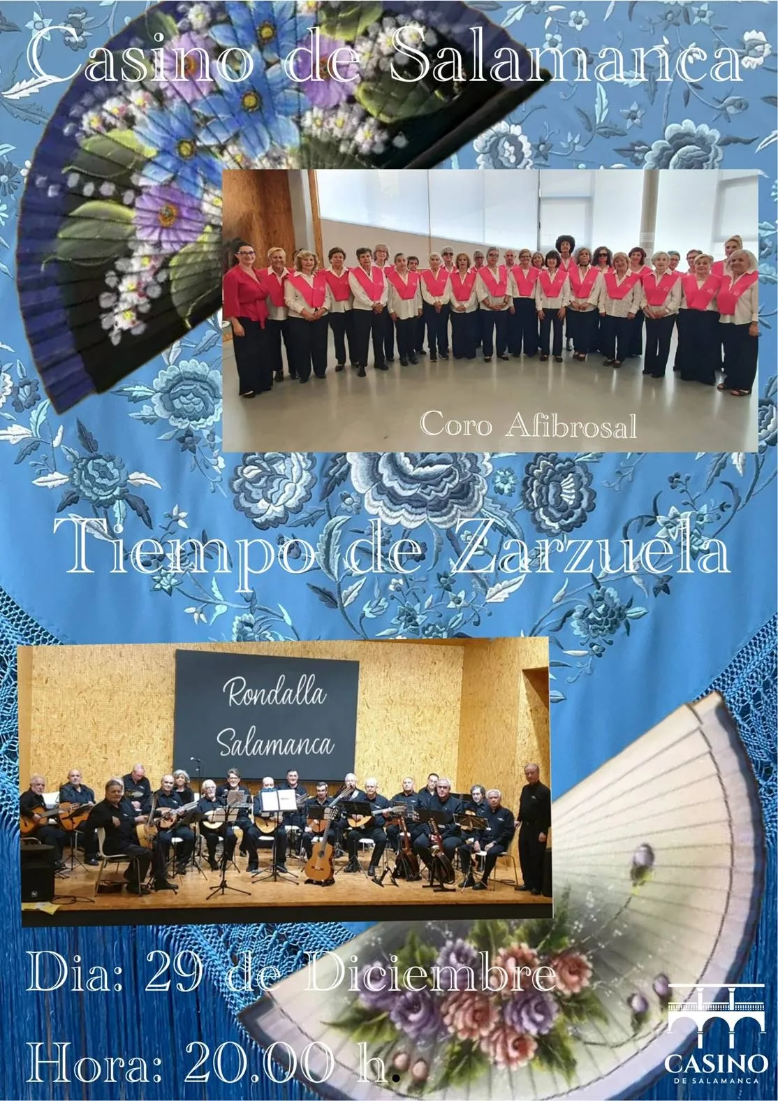 El Casino de Salamanca programa tres conciertos de música clásica, rondalla y piano para fin de año