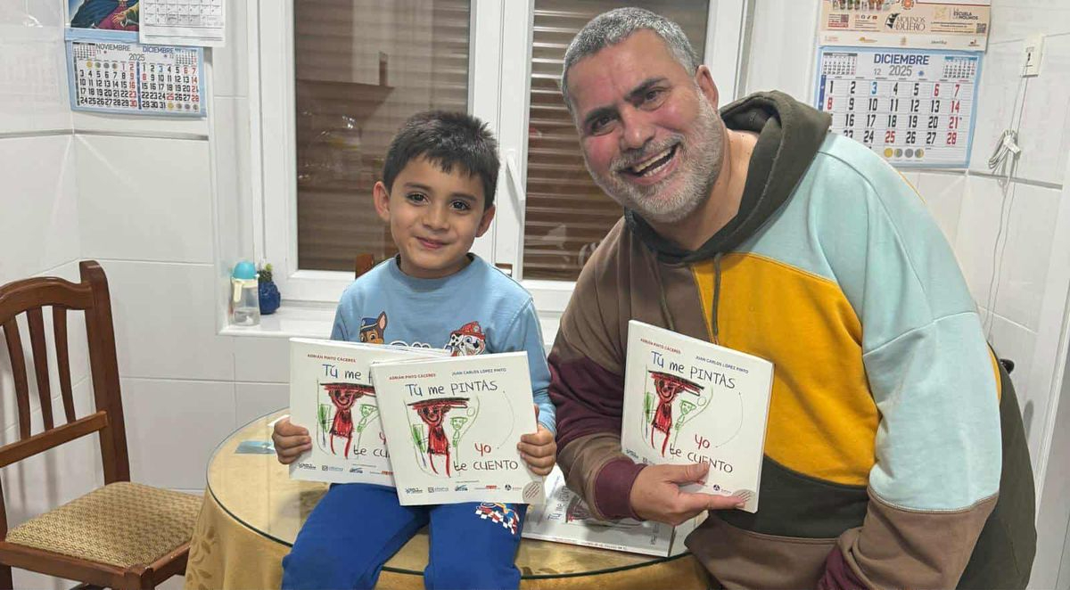 Tú me pintas yo te cuento, el libro de Juan Carlos López Pinto y Adrián Pinto Cáceres