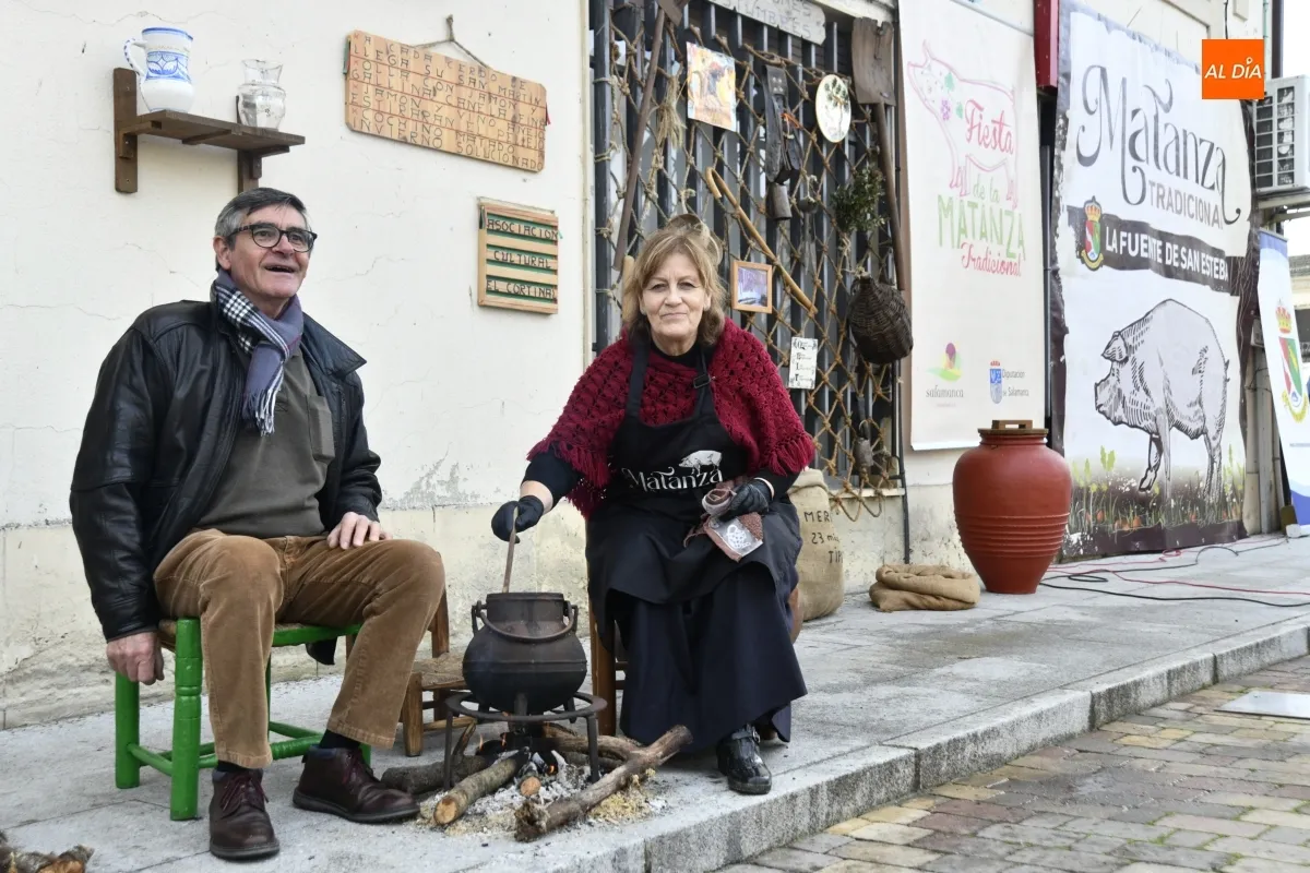 Matanza típica en La Fuente de San Esteban