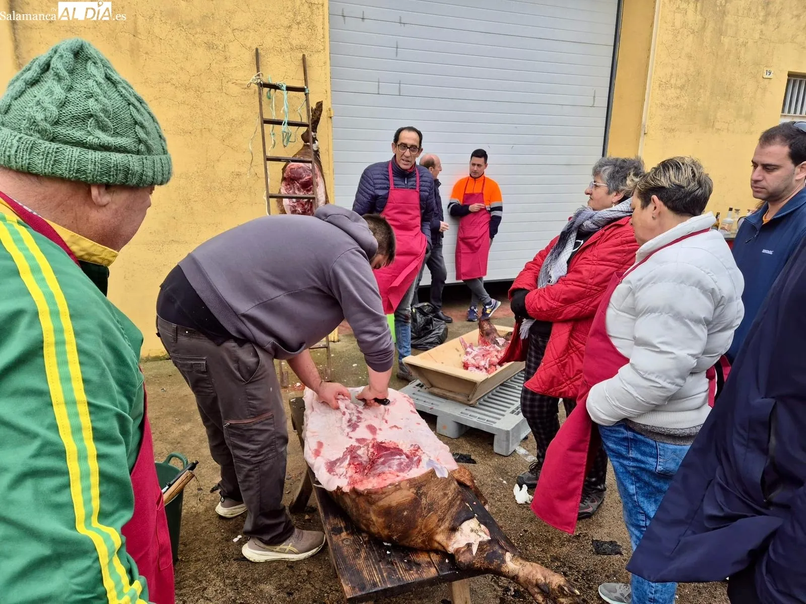 Matanza tradicional en La Vellés 