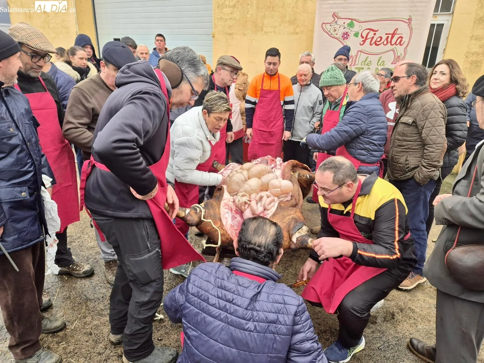 Matanza tradicional en La Vellés 