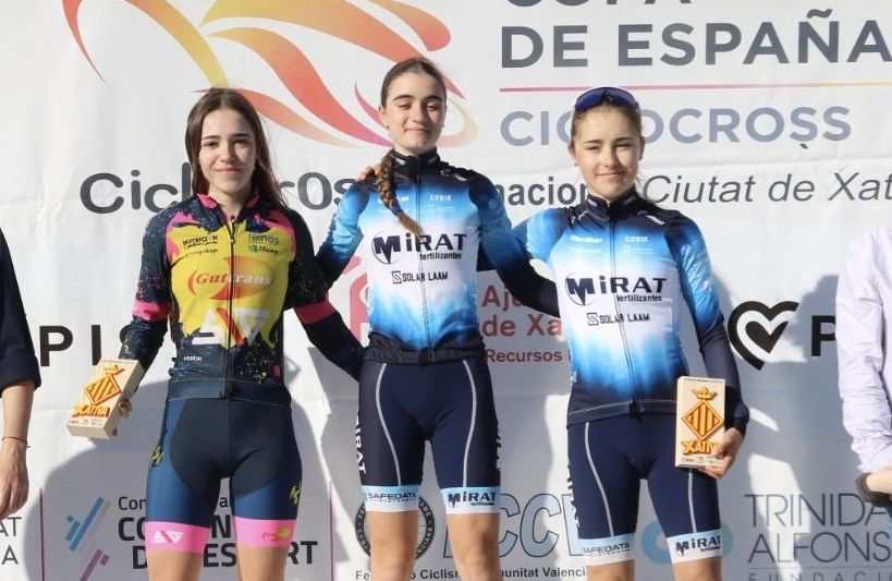 Ciclocross Copa de España: victoria y podios del Mirat Team