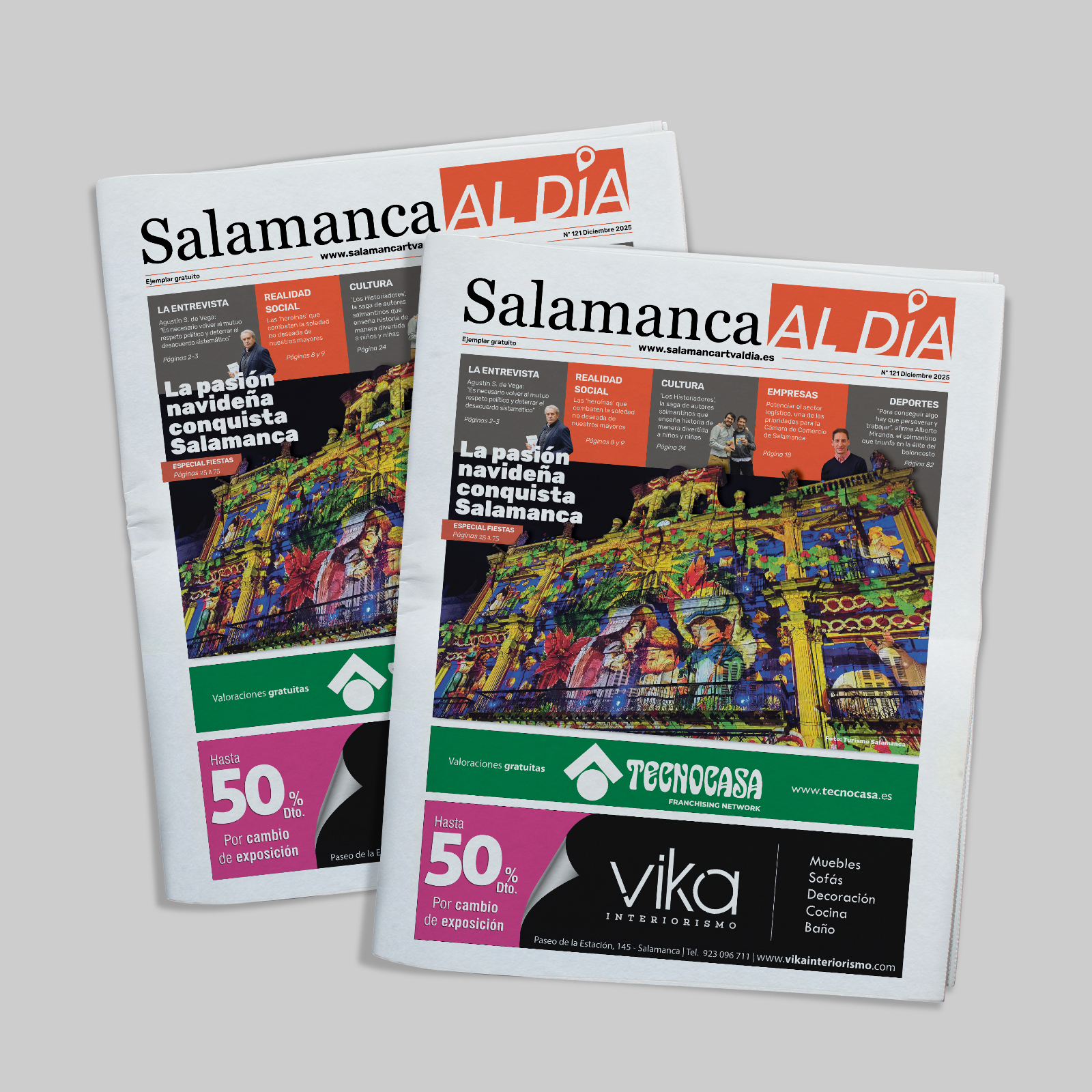 SALAMANCA AL DÍA diciembre: especial Navidad y entrevistas