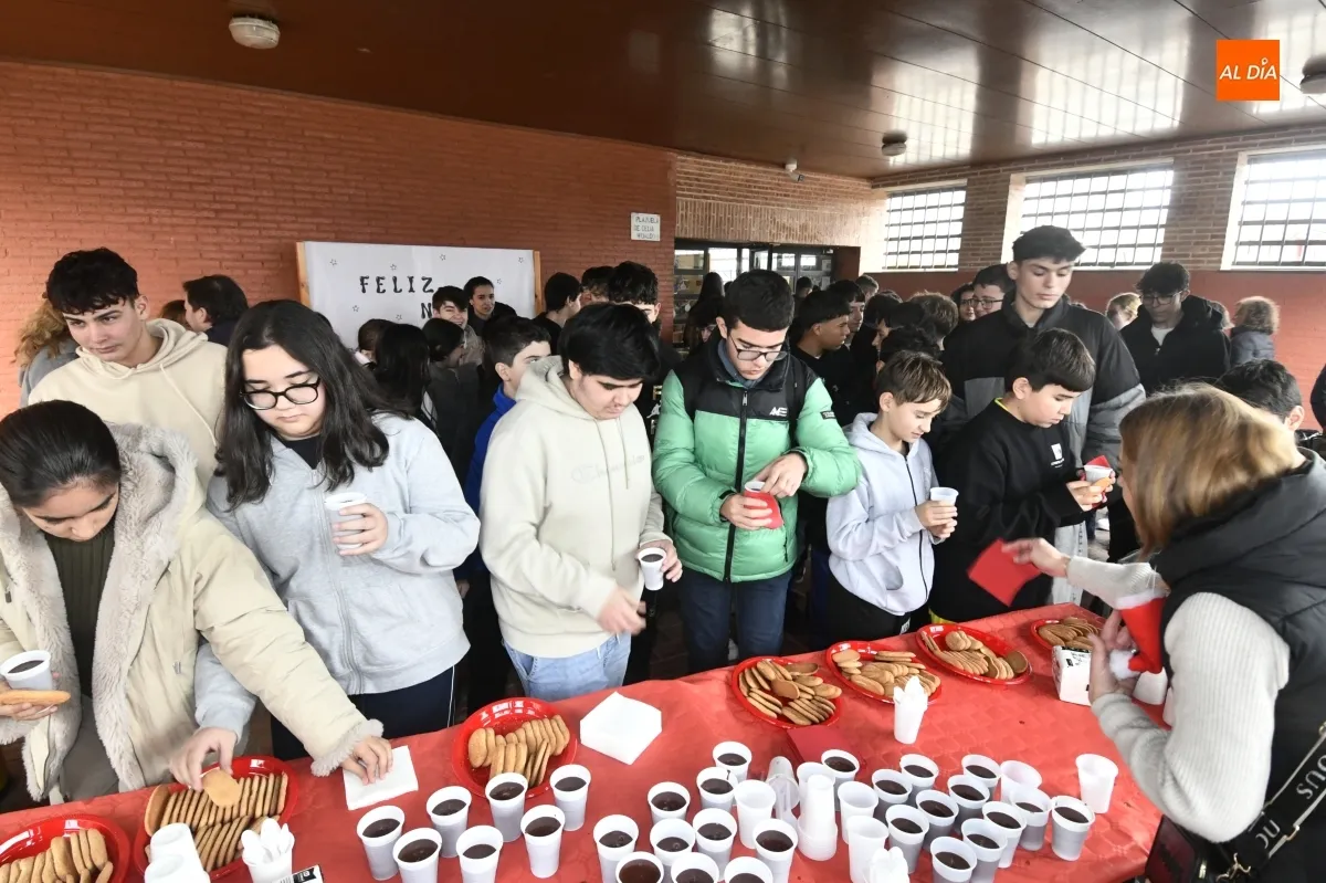 Concierto de Navidad entre alumnos y profesores del IES y el CEIP Miróbriga junto con el AMPA