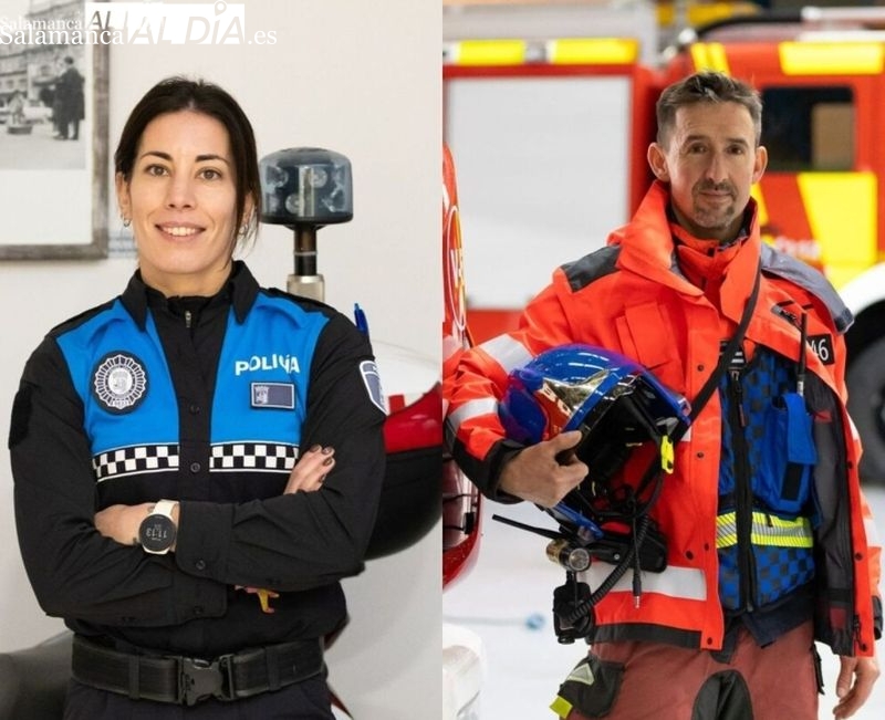 Nochebuena en Salamanca: así trabajan policía y bomberos