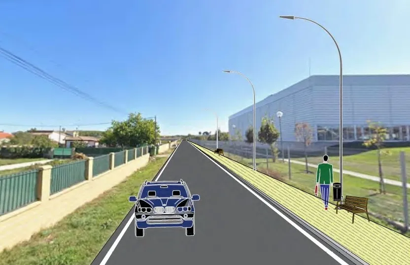 Recreación de uno de los tramos de este nuevo corredor verde en la Aldehuela