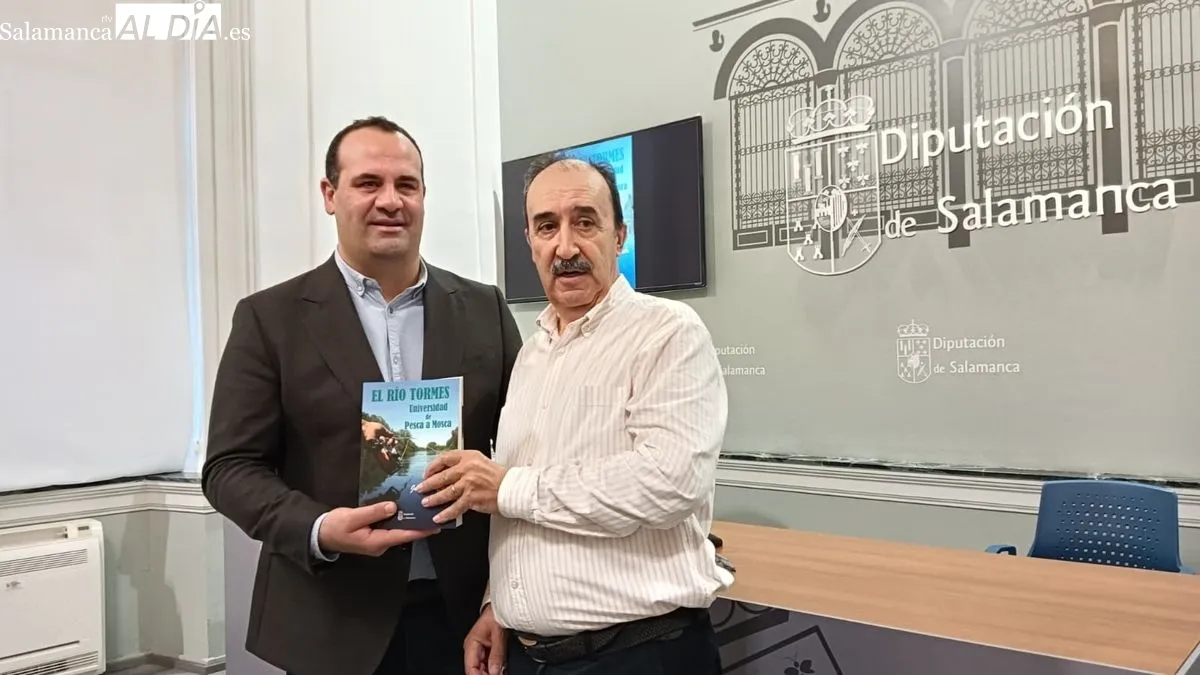 Presentación del libro El río Tormes. Universidad de Pesca a mosca, de Javier de Cabo Sánchez. Foto de Toni Sánchez