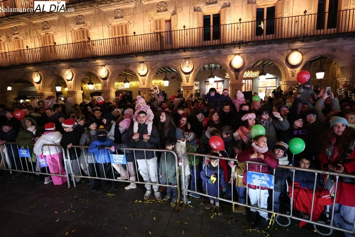 Cabalgaza de Papá Noel en el centro de Salamanca | FOTOS: David Sañudo