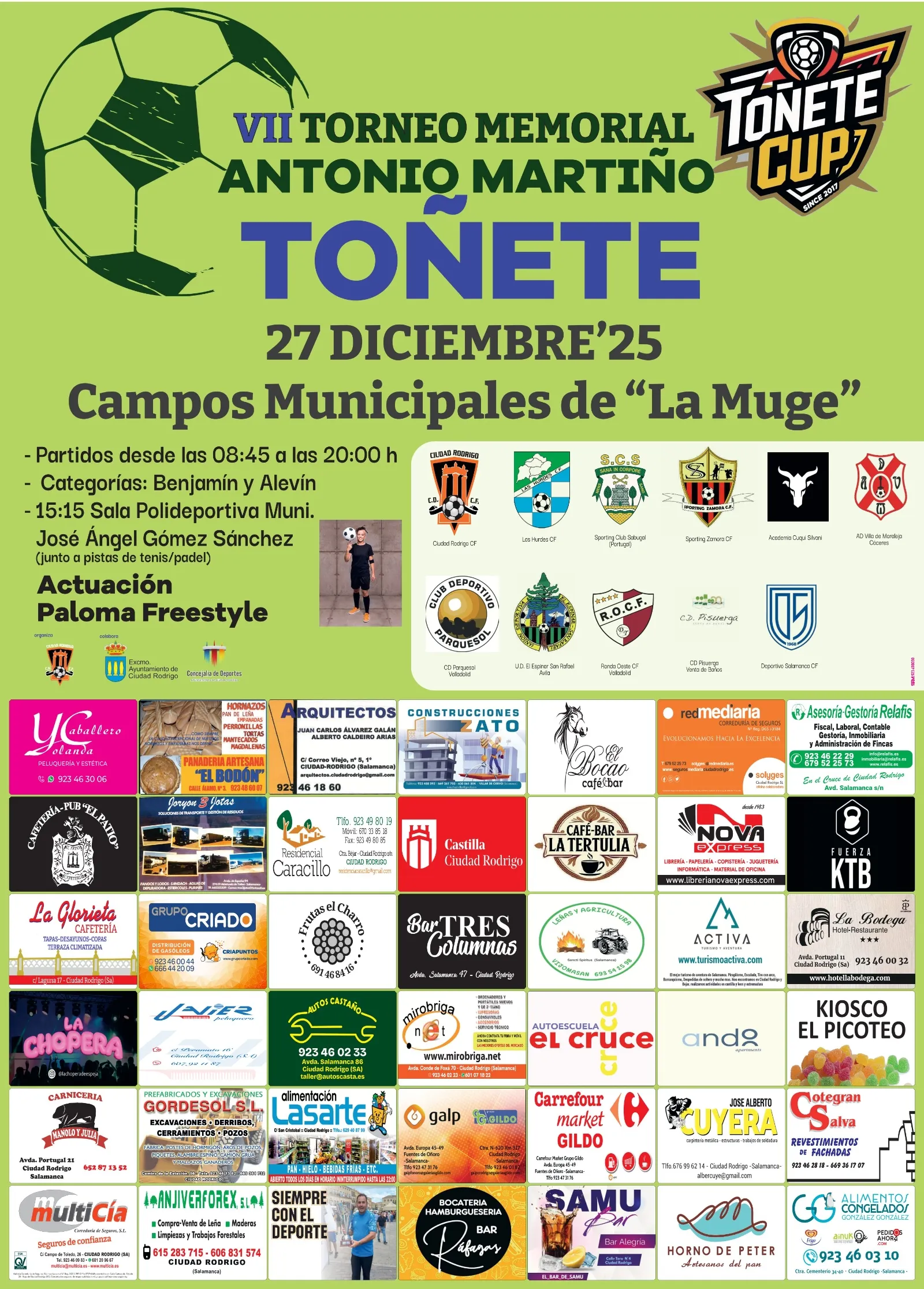 Foto 2 - Ciudad Rodrigo presenta su VII Torneo Memorial 'To&ntilde;ete' con la participaci&oacute;n de 17 equipos