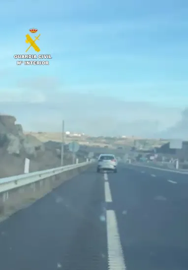 Detenida una banda del 'método de la siembra' tras una persecución de 9 km en sentido contrario