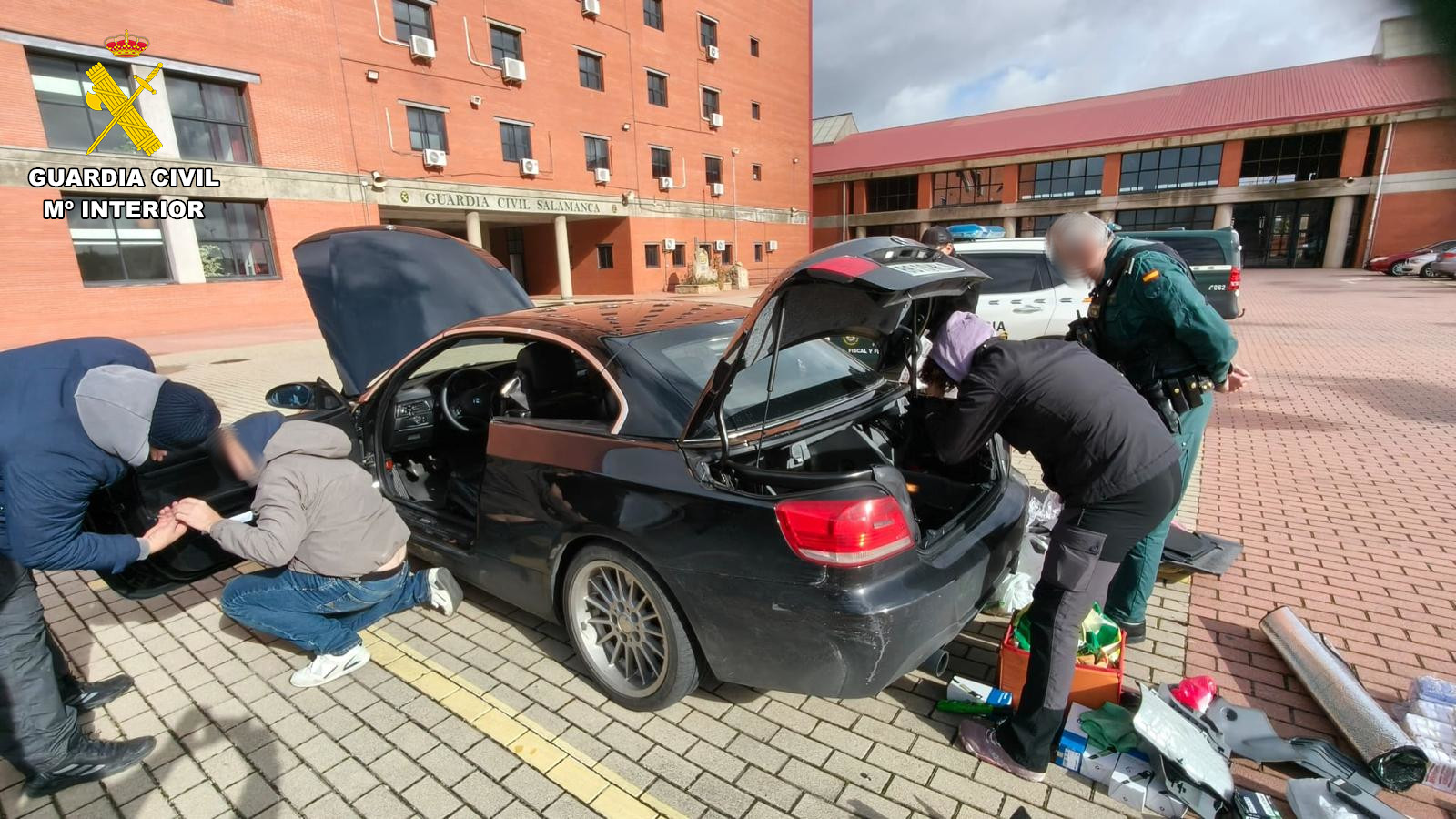 Incautación droga Salamanca: Guardia Civil halla 20 kg cocaína y hachís