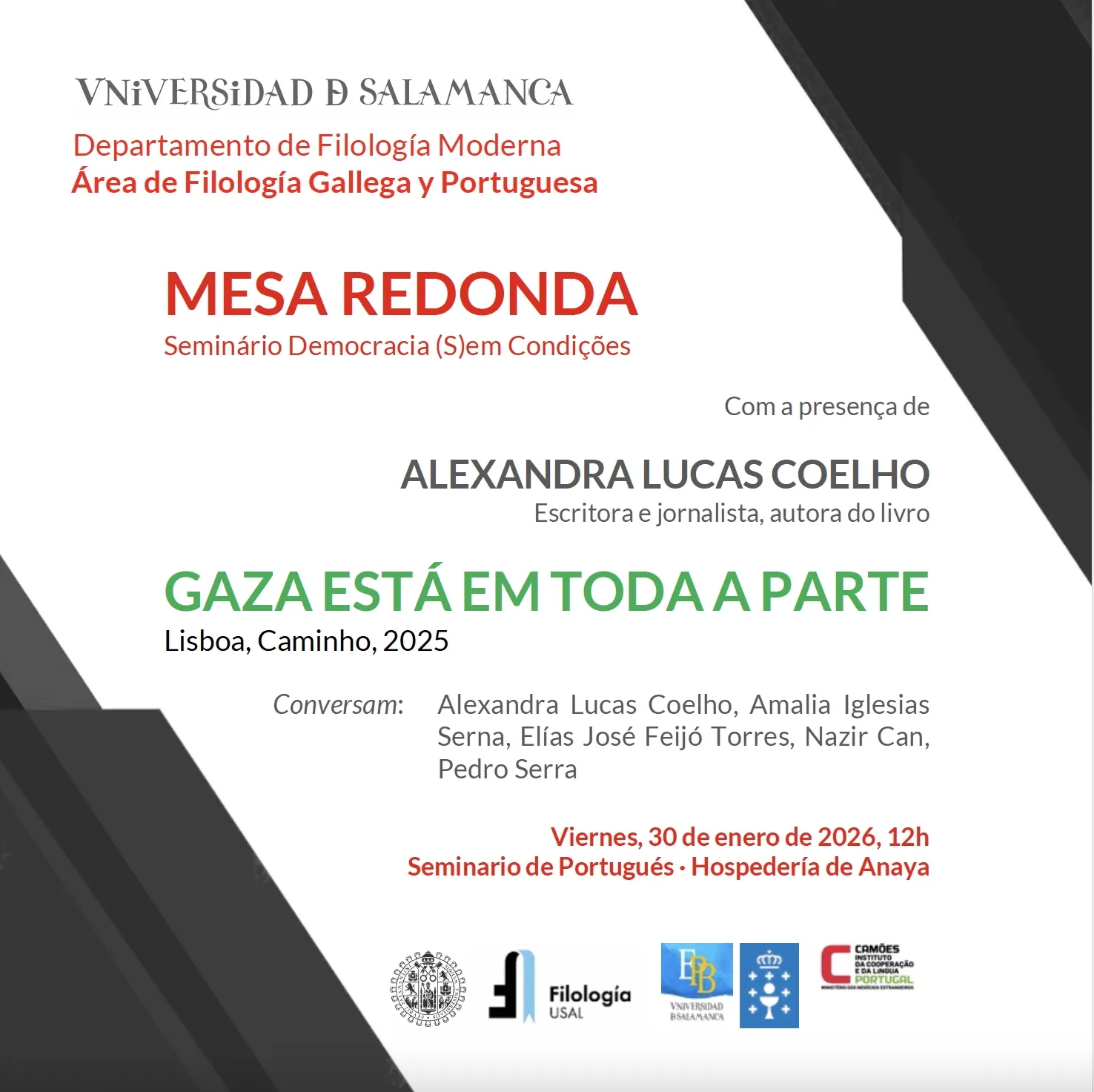 Foto 3 - Alexandra Lucas Coelho presentar&aacute; en Salamanca su cr&oacute;nica urgente sobre el conflicto de Gaza