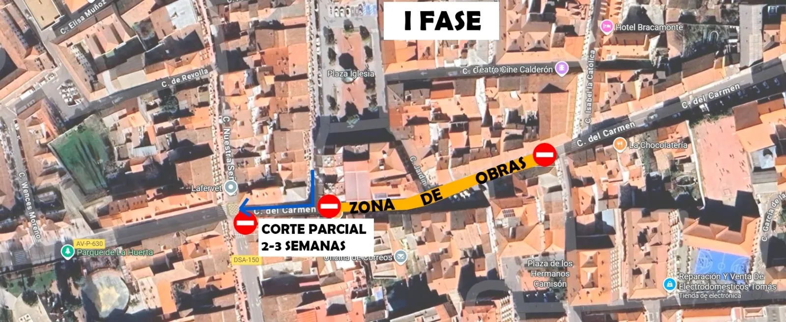 Cambios en el tráfico de Peñaranda