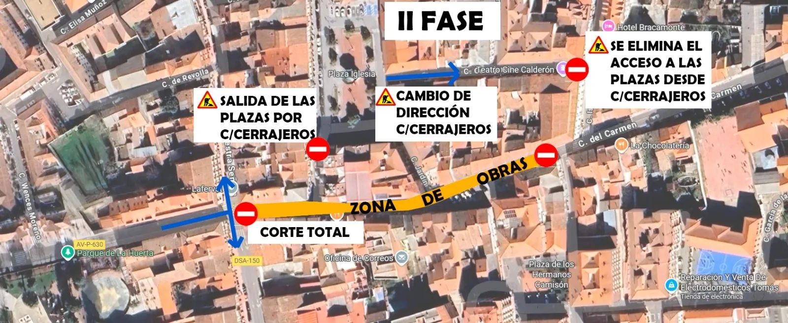 Cambios en el tráfico de Peñaranda