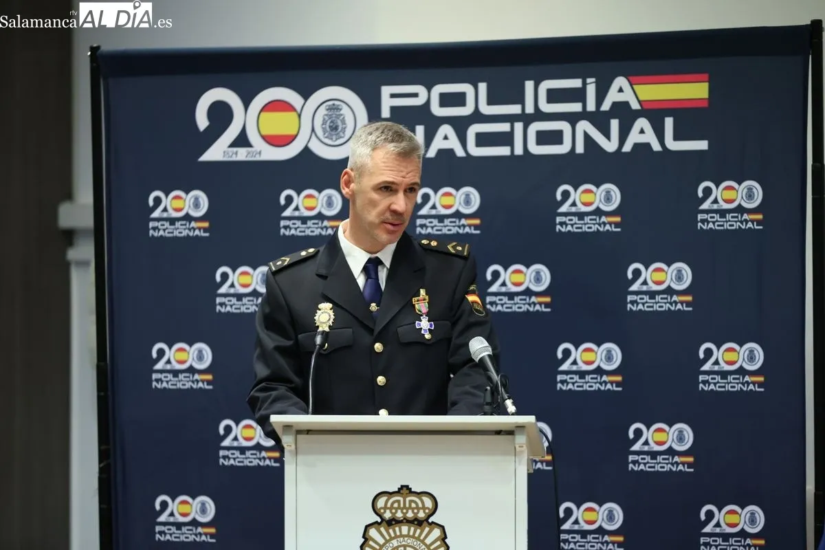 Entrega de condecoraciones en Salamanca por el 202 aniversario de la Policía Nacional. Foto de David Sañudo