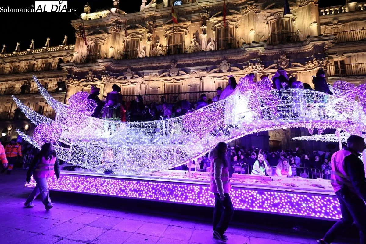 Cabalgata de los Reyes Magos en Salamanca. Foto: David Sañudo