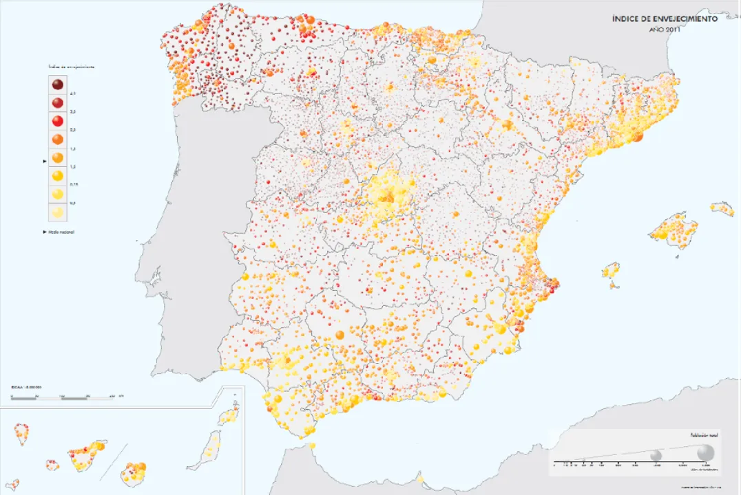 Cambio demográfico, envejecimiento de la población