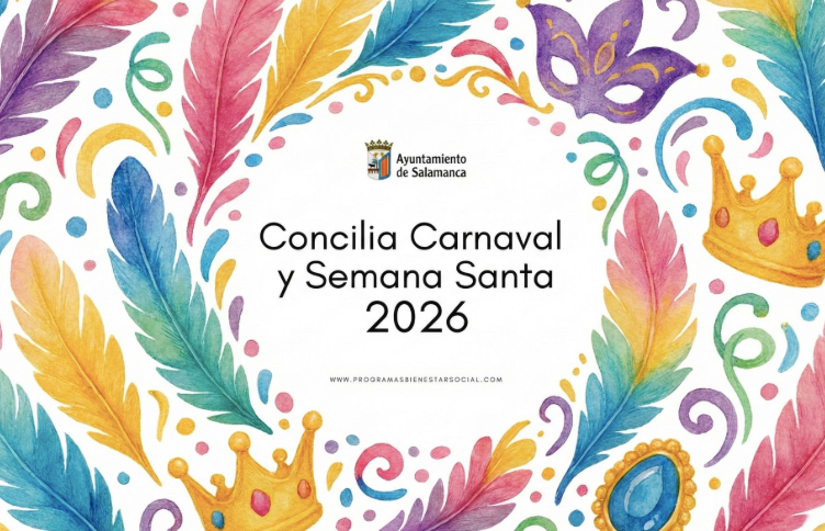 Ludotecas Concilia Salamanca: plazos para Carnaval y Semana Santa