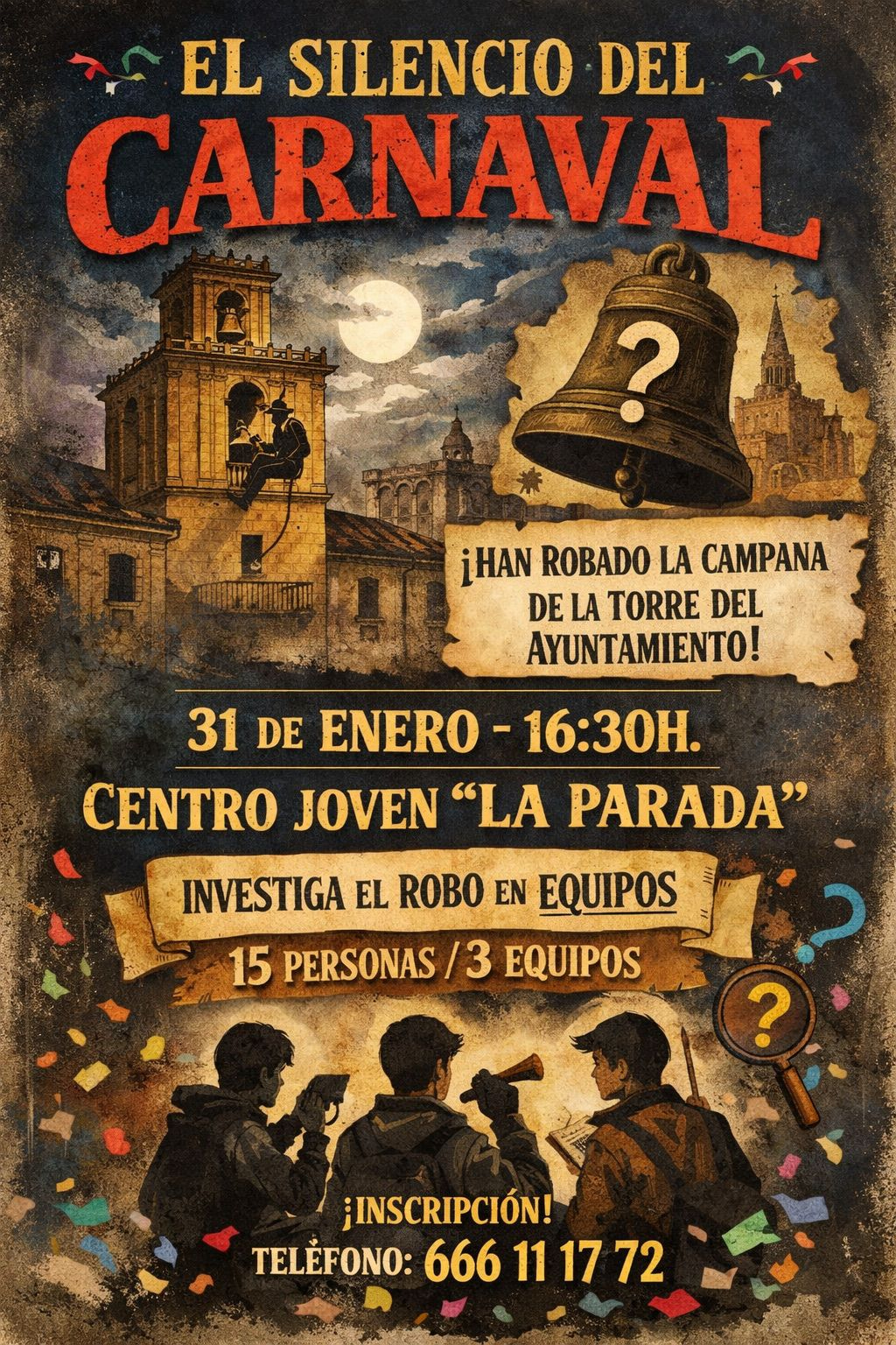 Juego de misterio para jóvenes en el Centro Joven de Salamanca