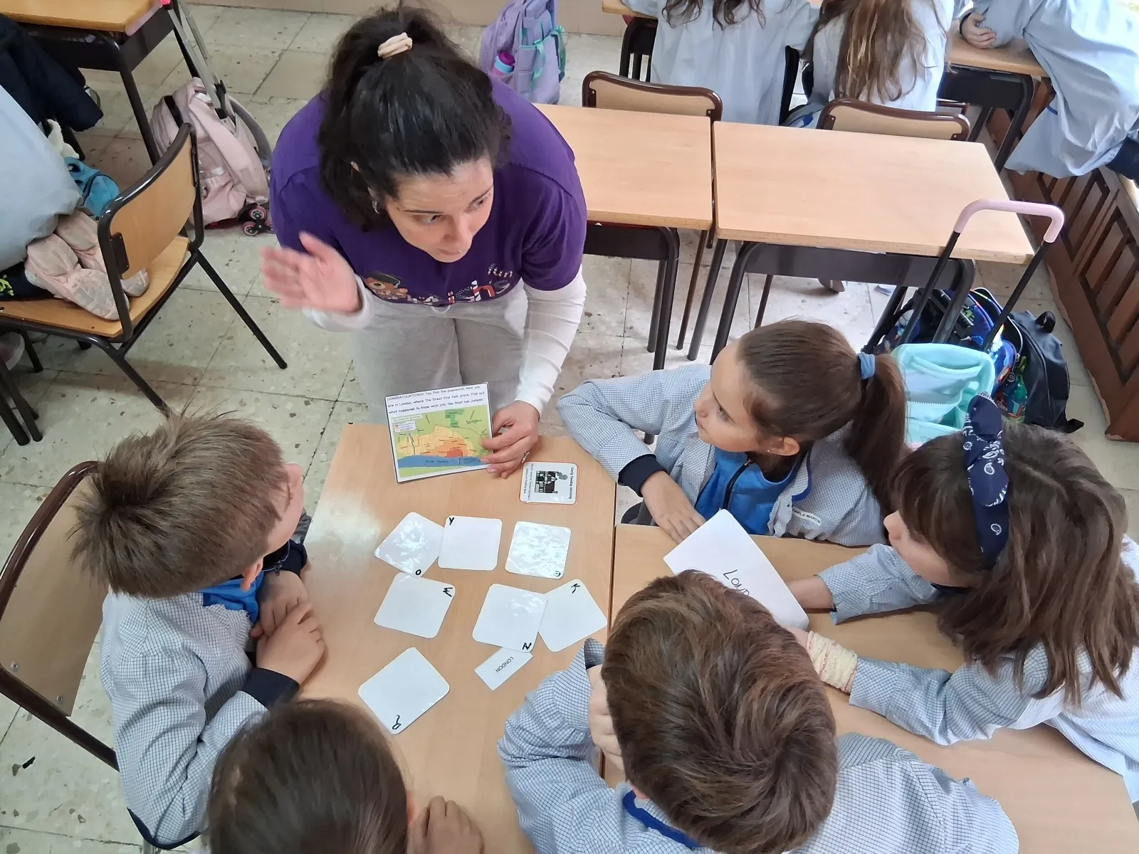 Foto 5 - Un  'escape room' pone a prueba el ingl&eacute;s de estos escolares salmantinos