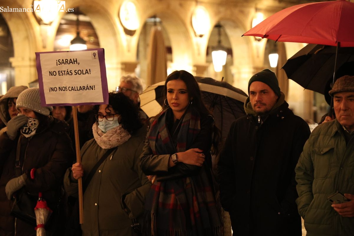 Sarah Santaolalla en Salamanca: acude al acto contra el acoso