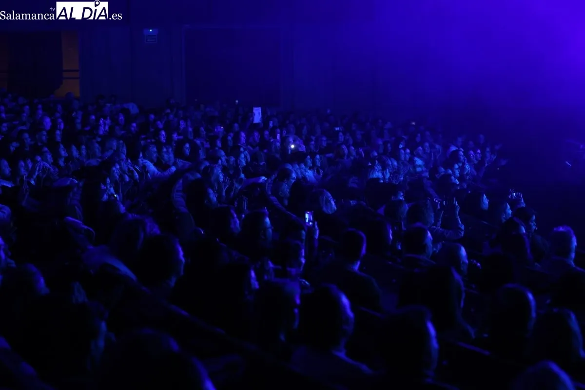 Pablo López en su concierto en el Palacio de Congresos de Salamanca. Foto: David Sañudo