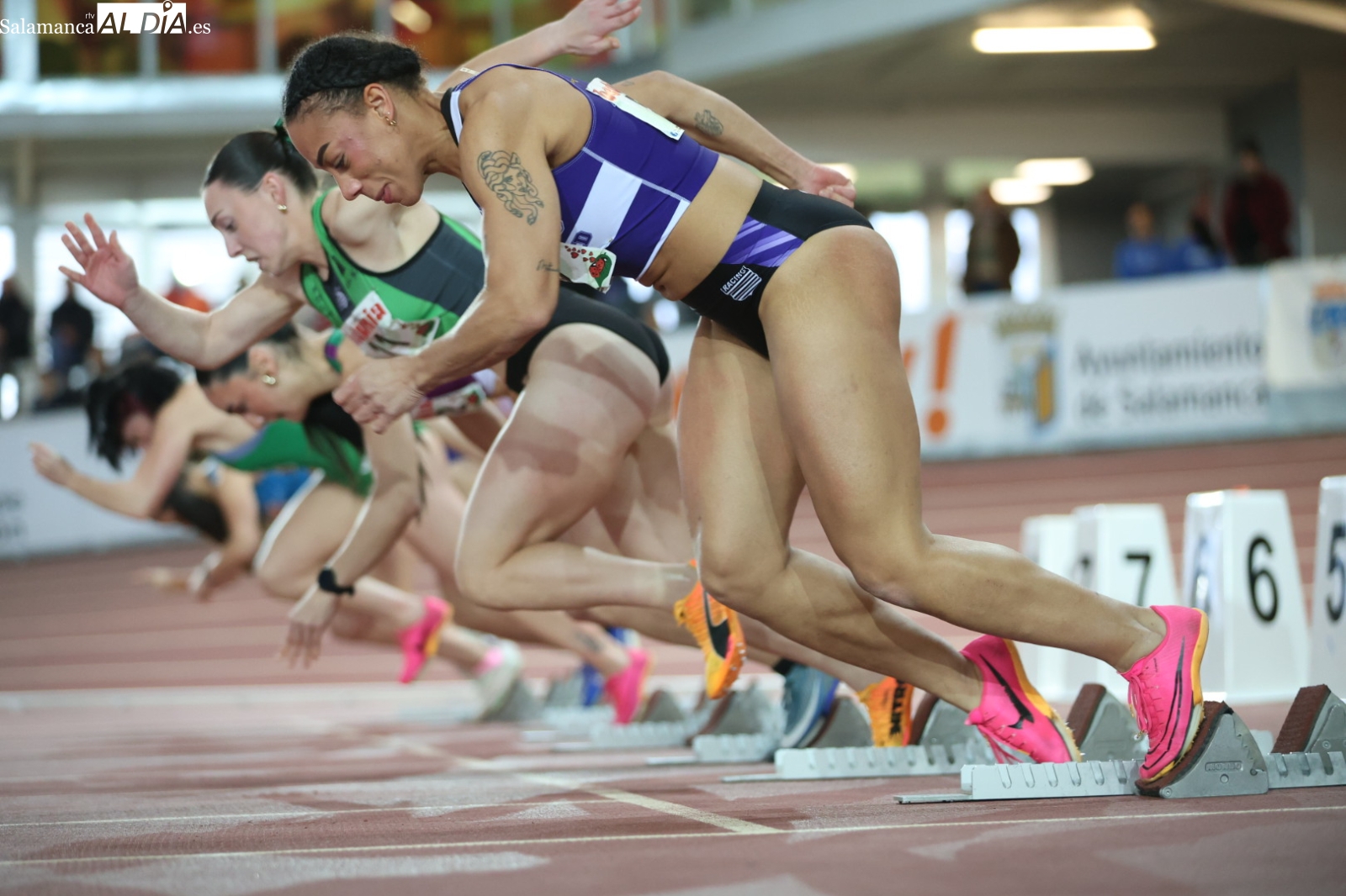 FOTOS | La Gil Pérez se convierte en el epicentro del atletismo nacional con el II Trofeo de Atletismo Ciudad de Salamanca con Husillos o De Arriba