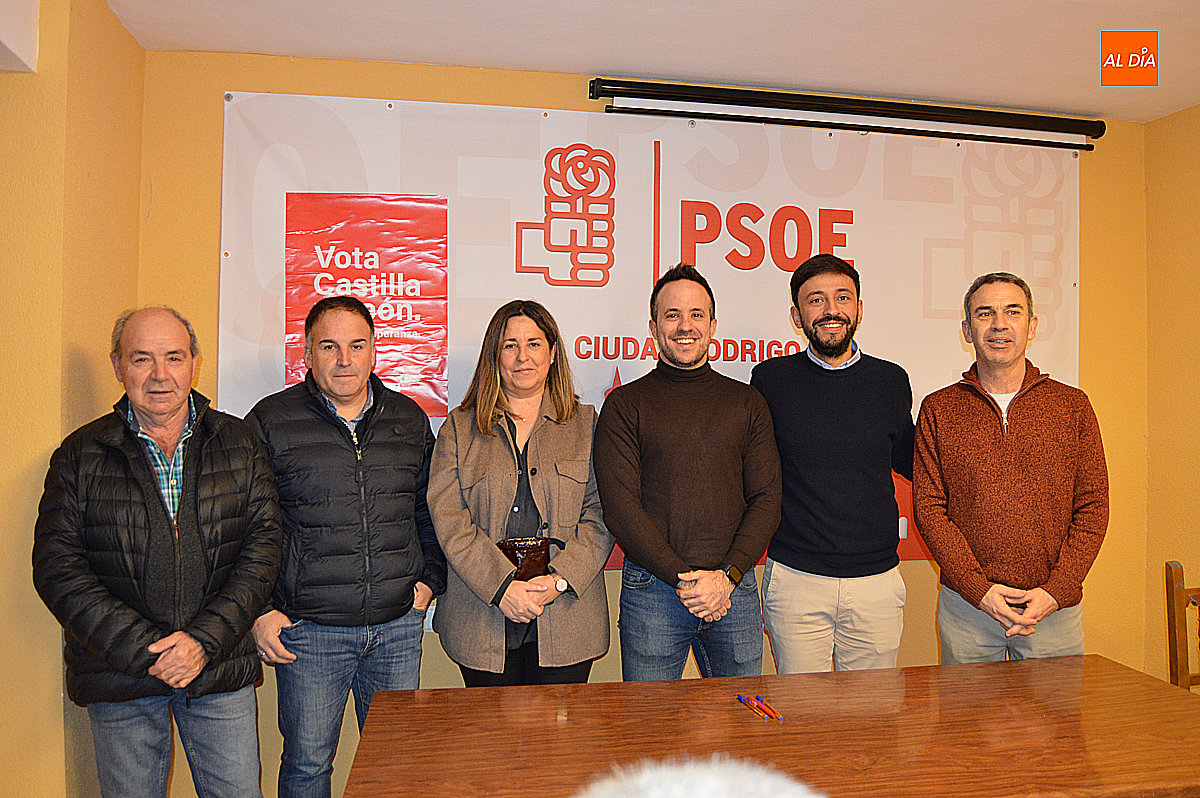Fran Díez (PSOE) denuncia en Ciudad Rodrigo carencias sanitarias e industriales