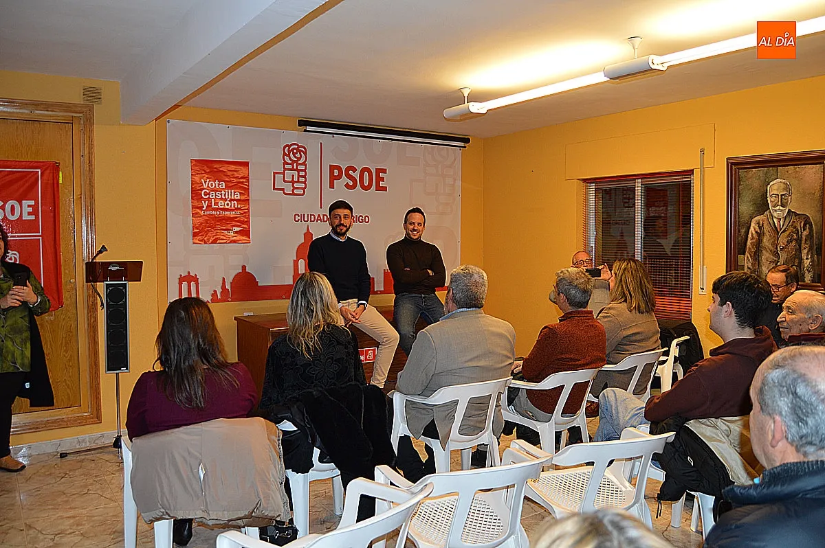 La candidatura del PSOE a las Cortes en Ciudad Rodrigo 